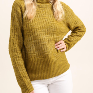 Pull Femme Col Roulé – Noir, Beige, Marron, Kaki, Gris Clair, Olive