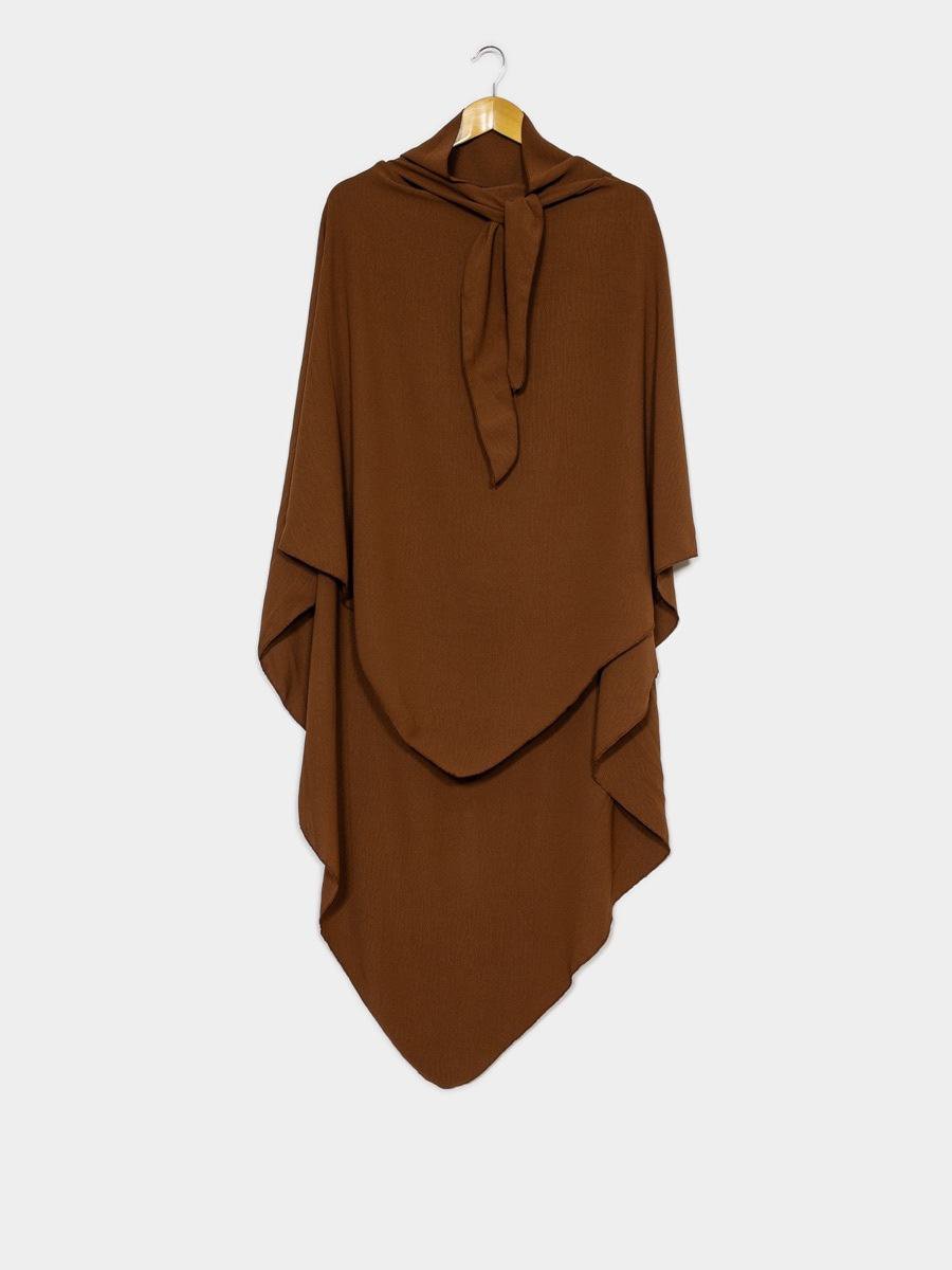 Khimar Long en Jazz – 135 cm – Coupe Ample & Tissu Infroissable (Taille Unique) – Image 6