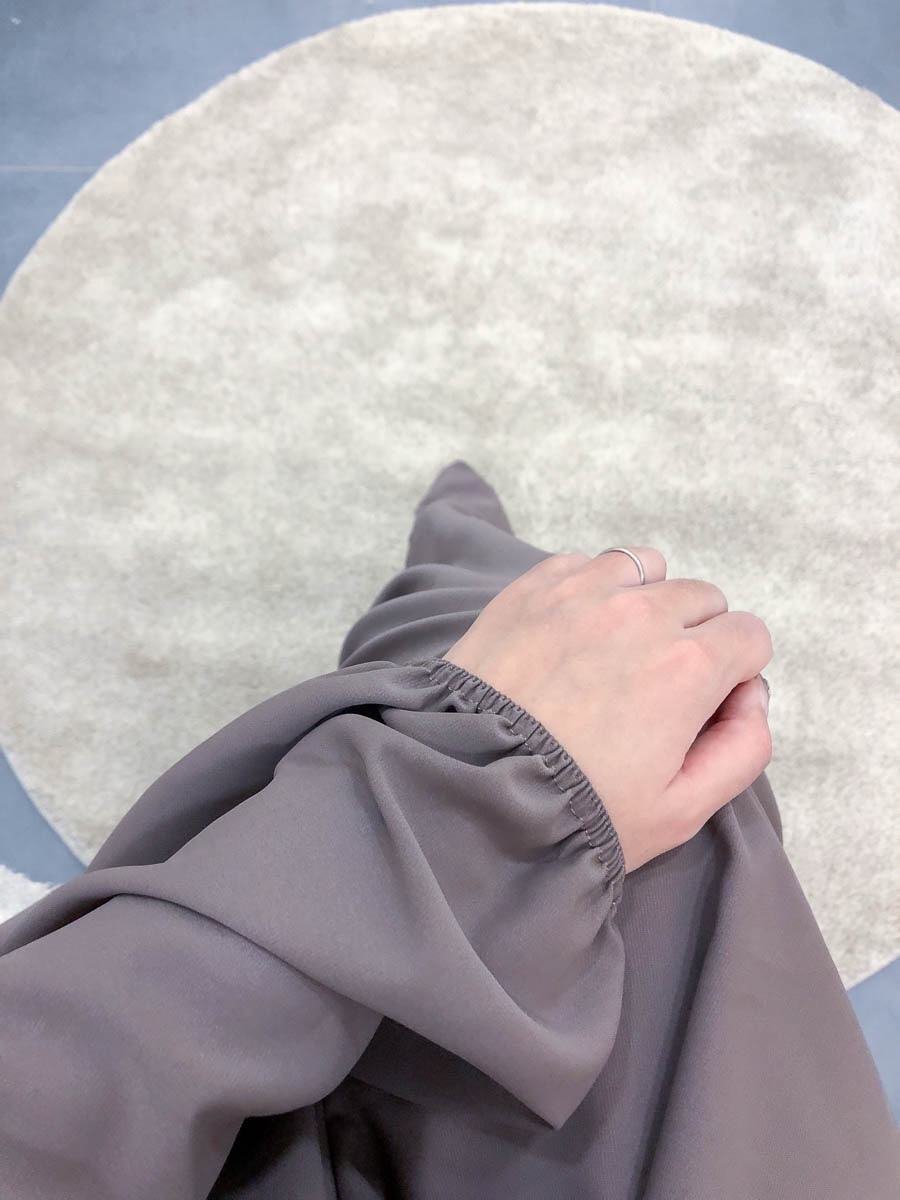 Jilbab 2 Pièces Soie de Médine - Jupe & Cape Longue - Image 3