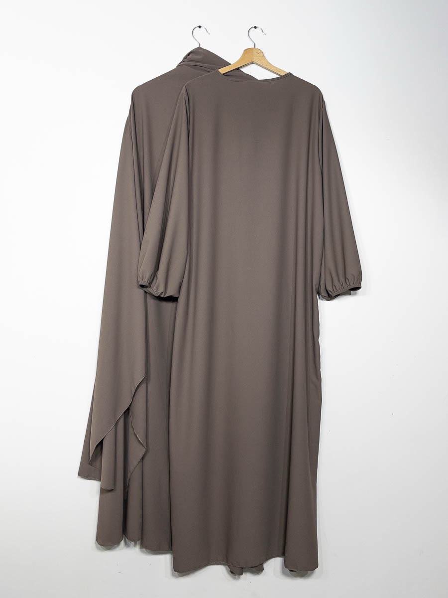 Jilbab 2 Pièces Soie de Médine - Jupe & Cape Longue - Image 2