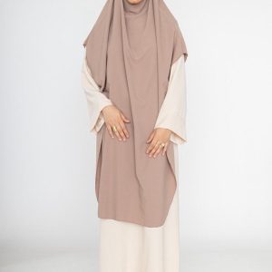 Khimar en soie de Médine, longueur 155cm, taille unique (équivalent 36-50 pour femme)